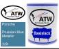 Preview: Porsche, Prussian Blue Metallic, 33X: 1L Lackdose, von ATW Autoteile West.